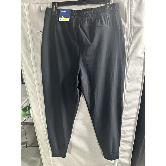 NWT Old Navy High Waisted Sleek Joggers Go Dry Black Size Medium Skinny - Picture 7 of 7